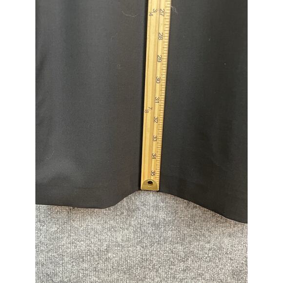 Theory Black Dress Women's Size 6 Pencil Sleeveless Work Wear Virgin Wool - Picture 5 of 12